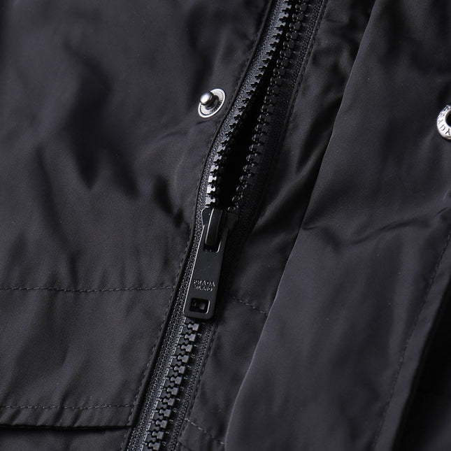 LV HOODED JACKET BLACK MONOGRAM 239039