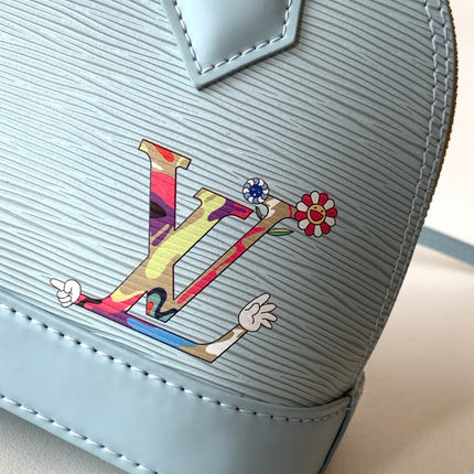 LV 26S ALMA BB BAG 23 IN LIGHT BLUE EPI LEATHER