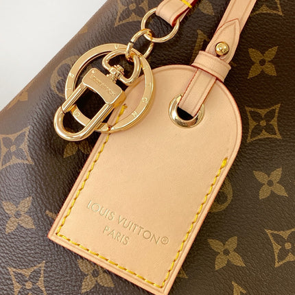 LV AGAIN BRAIDED HANDLE BAG 53 IN BROWN MONOGRAM CANVAS