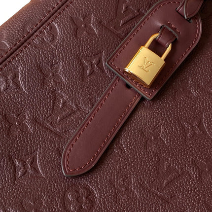 LV 26S ALL IN ONE BAG 56 IN DARK RED MONOGRAM EMPREINTE LEATHER