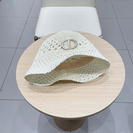 DIOR 26S DIOR STRAW BUCKET HAT STYLE 81