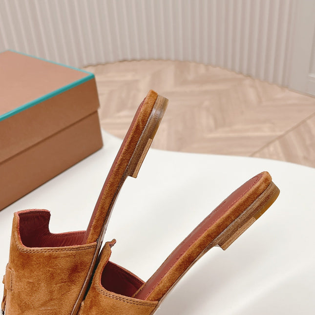 LP SUMMER CHARMS SANDALS IN BROWN SUEDE