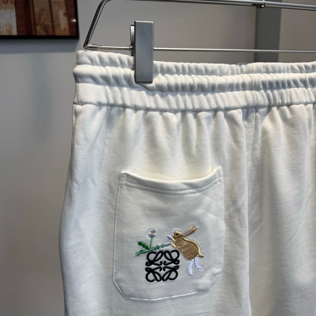 LOEWE 26S EMBROIDERED SWEATSHORTS 537