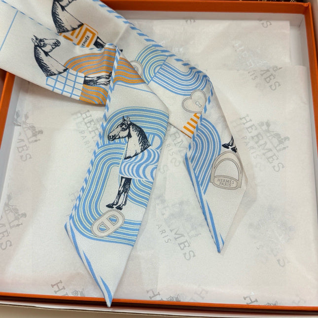 HERMES 25S SCARF TWILLY 86 IN SILK 987342