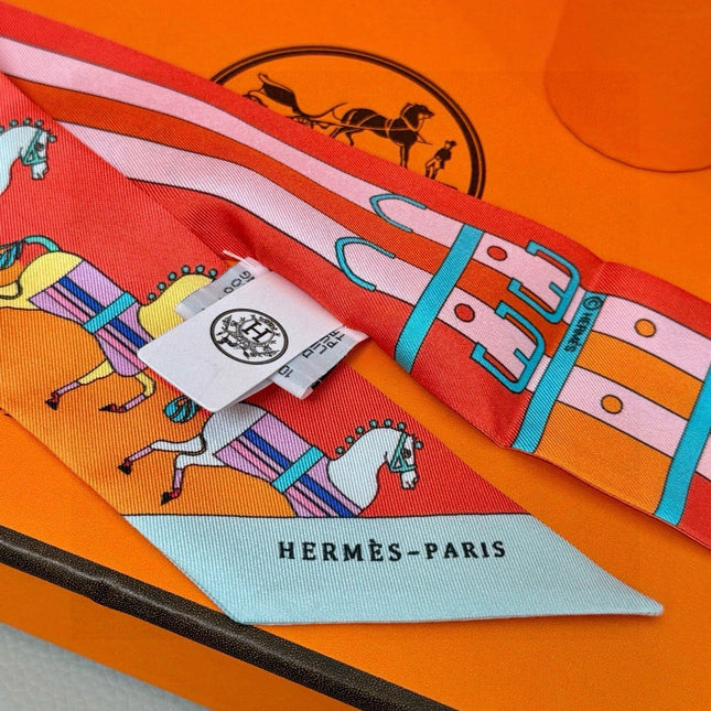 HERMES 25S TWILLY 86 IN SILK 989355