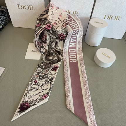 DIOR 26S SCARF 100CM IN SILK 293698