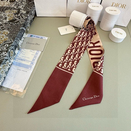 DIOR 26S SCARF 105CM IN SILK 297751