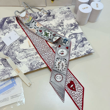 DIOR 26S SCARF 105CM IN SILK 298065