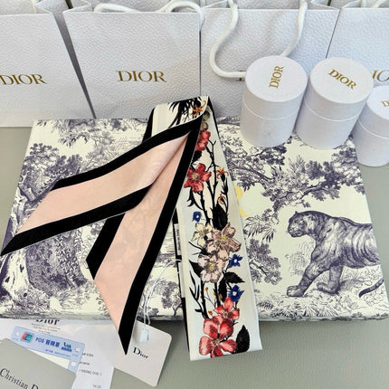 DIOR 26S SCARF 105CM IN SILK 302916