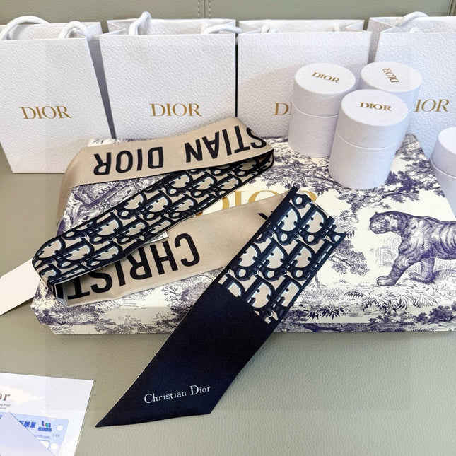 DIOR 26S SCARF 105CM IN SILK 313136