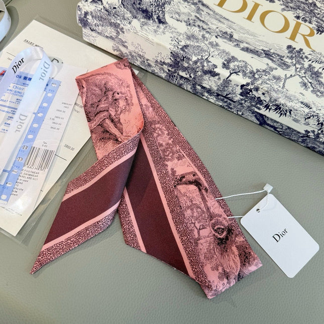 DIOR 26S SCARF 105CM IN SILK 313071