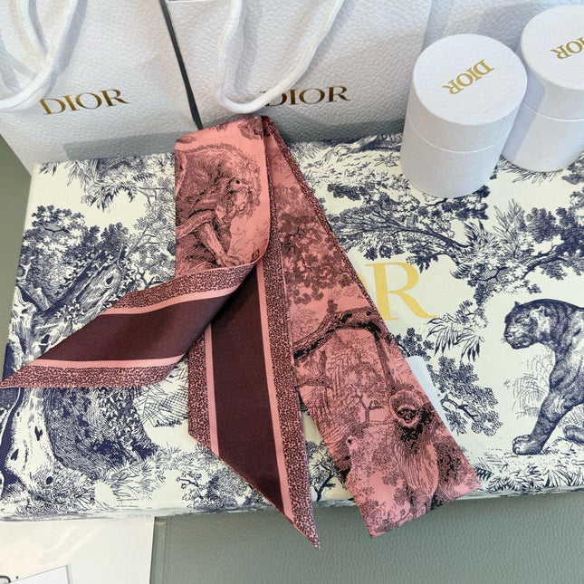 DIOR 26S SCARF 105CM IN SILK 313071