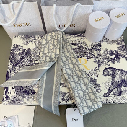 DIOR 26S SCARF 105CM IN SILK 313072