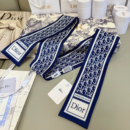 DIOR 26S SCARF 100CM IN SILK 316478