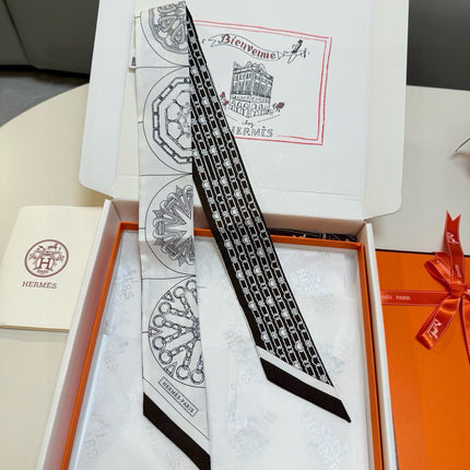 HERMES 26S TWILLY SCARF 86 IN SILK 492641