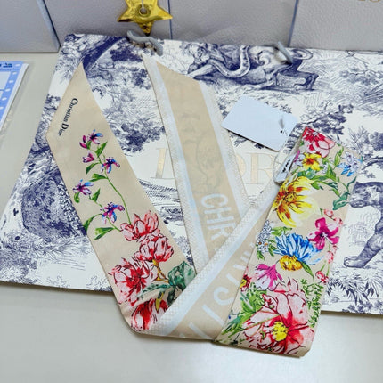DIOR 26S SCARF 100CM IN SILK 316496