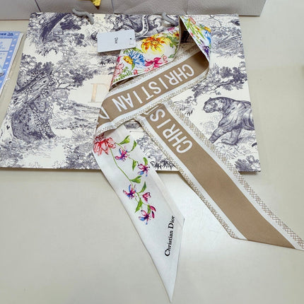 DIOR 26S SCARF 100CM IN SILK 316497