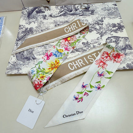 DIOR 26S SCARF 100CM IN SILK 316497
