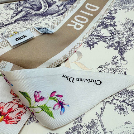 DIOR 26S SCARF 100CM IN SILK 316497