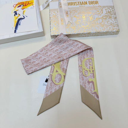 DIOR 26S SCARF 100CM IN SILK 289043
