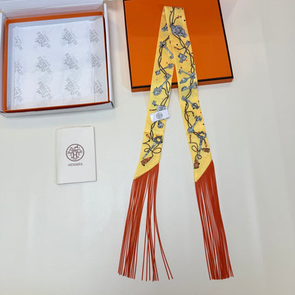 HERMES 26S TWILLY SCARF 86 IN SILK 492609