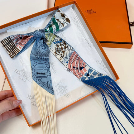 HERMES 26S TWILLY SCARF 86 IN SILK 498691