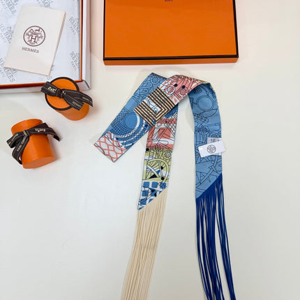HERMES 26S TWILLY SCARF 86 IN SILK 498691