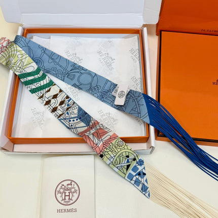 HERMES 26S TWILLY SCARF 86 IN SILK 498691