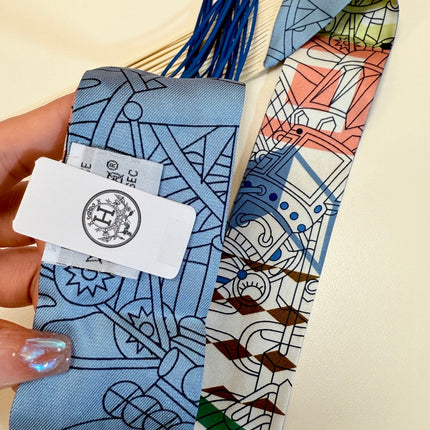 HERMES 26S TWILLY SCARF 86 IN SILK 498691