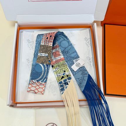 HERMES 26S TWILLY SCARF 86 IN SILK 498691