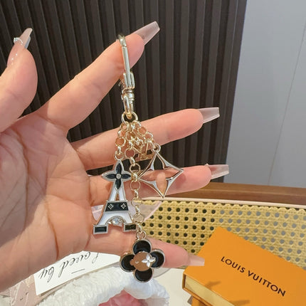LV MULTI GOLD BAG CHARM FEATURING ENAMEL