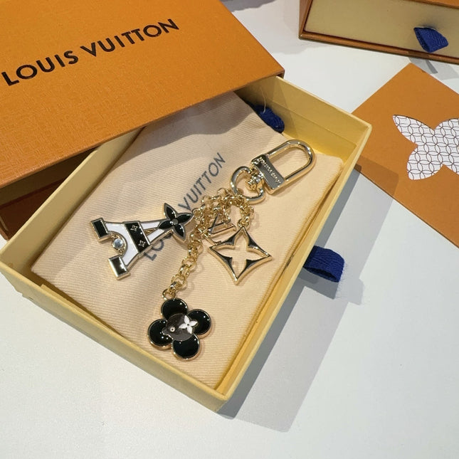 LV MULTI GOLD BAG CHARM FEATURING ENAMEL