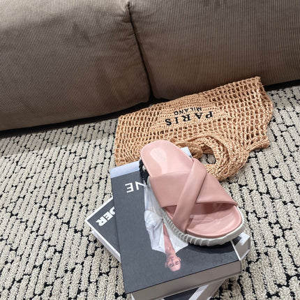 INFRA SANDAL LIGHT PINK CALFSKIN