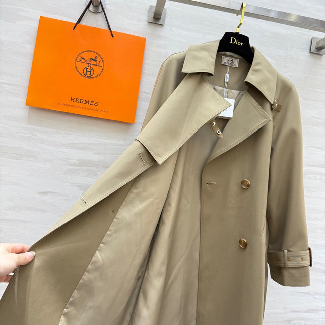 HERMES 25S LONG WINDBREAKER 527284
