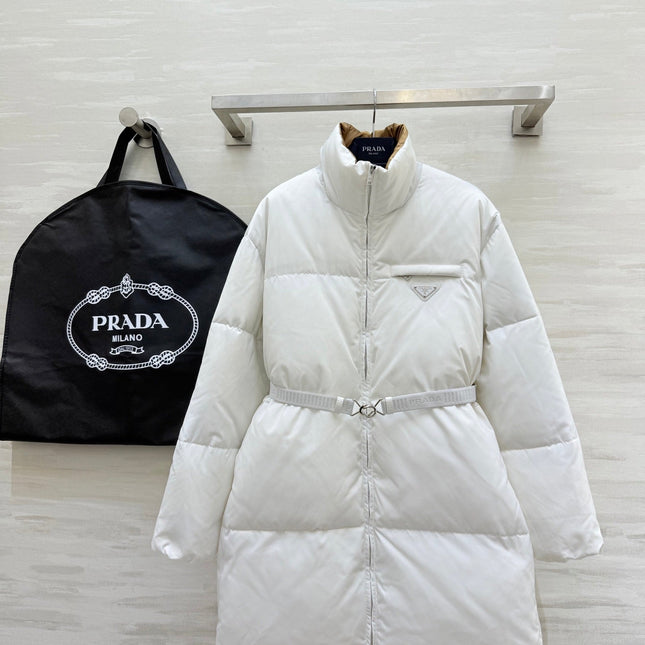 PRADA 25S LONG DOWN PUFFER JACKET 467