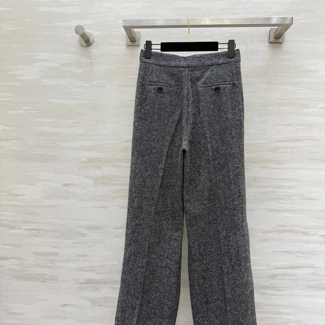 MAX MARA 25S WIDE-LEG KNIT PANTS 665256