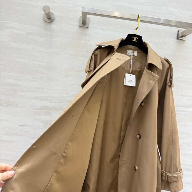 HERMES 25S LONG COAT 386