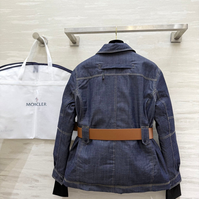 MONCLER 25S DENIM DOWN JACKET 344