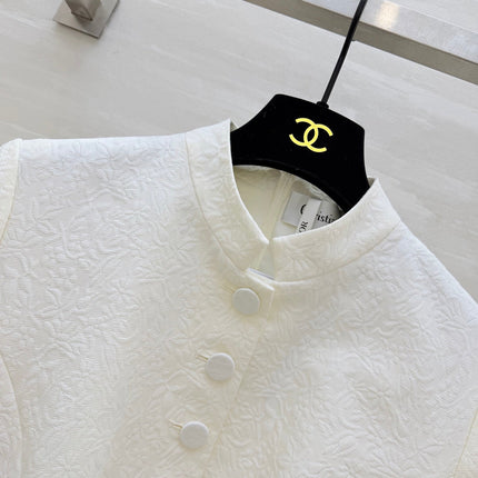 DIOR 26S SHORT-SLEEVE LONG DRESS 1071
