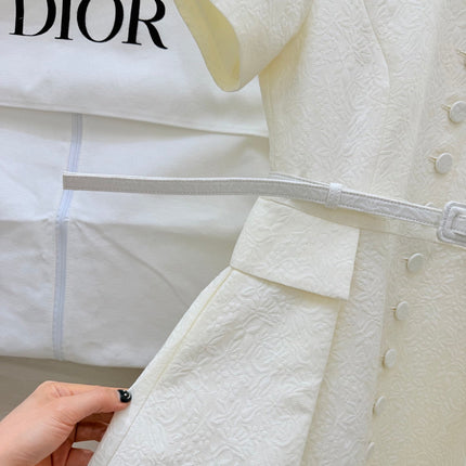 DIOR 26S SHORT-SLEEVE LONG DRESS 1071