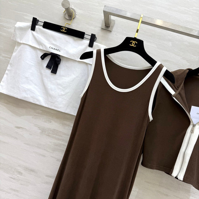 CHANEL 26S JACKET AND SLEEVELESS DRESS SET 961