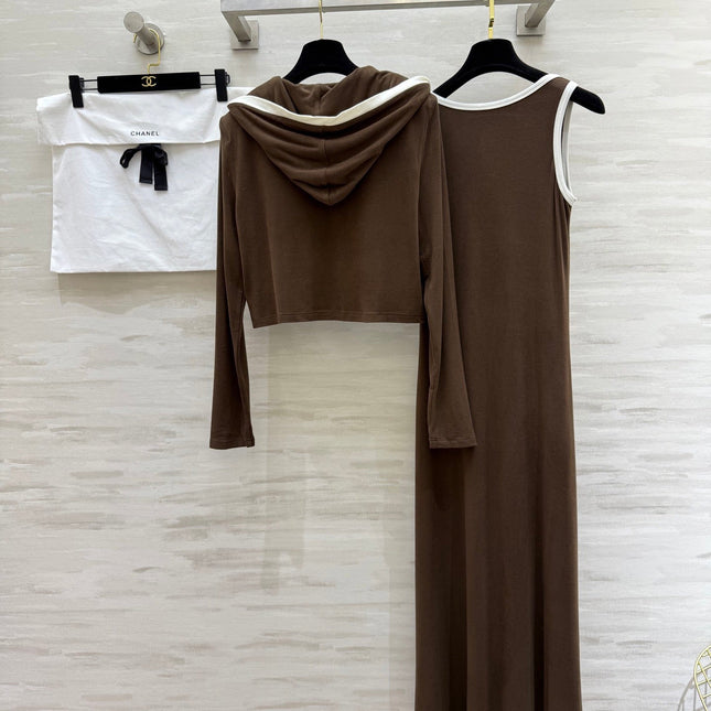 CHANEL 26S JACKET AND SLEEVELESS DRESS SET 961