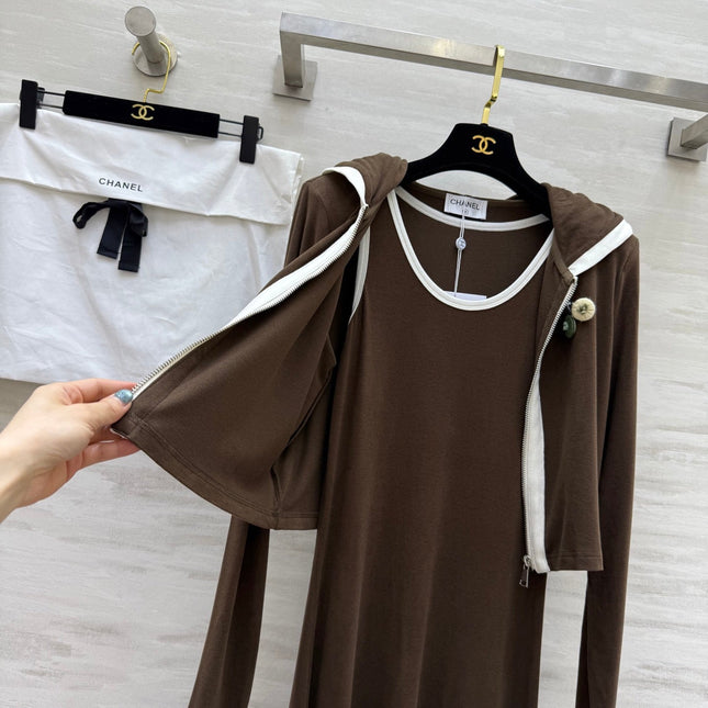 CHANEL 26S JACKET AND SLEEVELESS DRESS SET 961