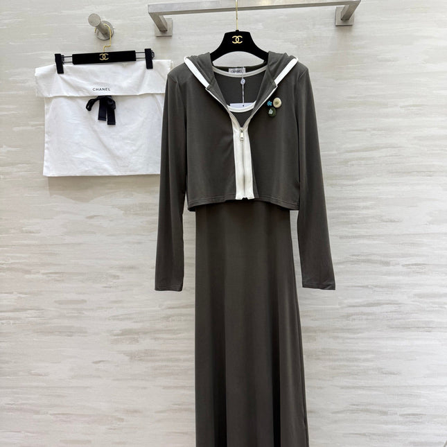 CHANEL 26S JACKET AND SLEEVELESS DRESS SET 960