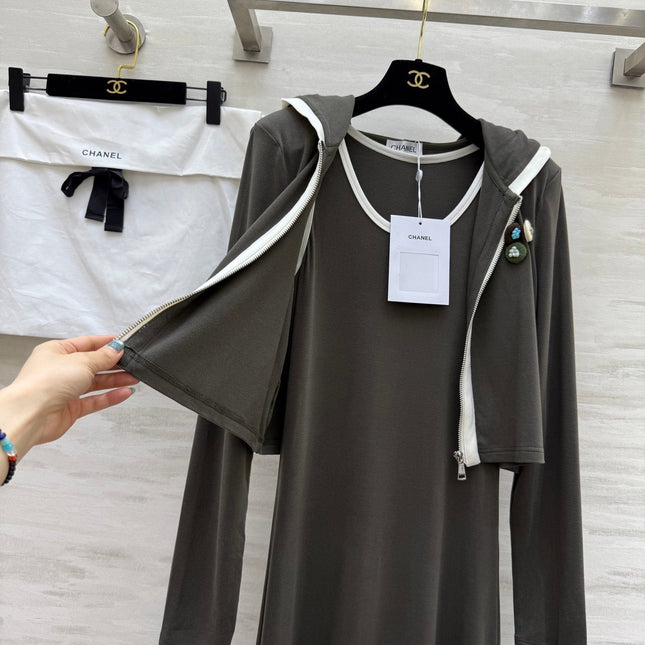 CHANEL 26S JACKET AND SLEEVELESS DRESS SET 960