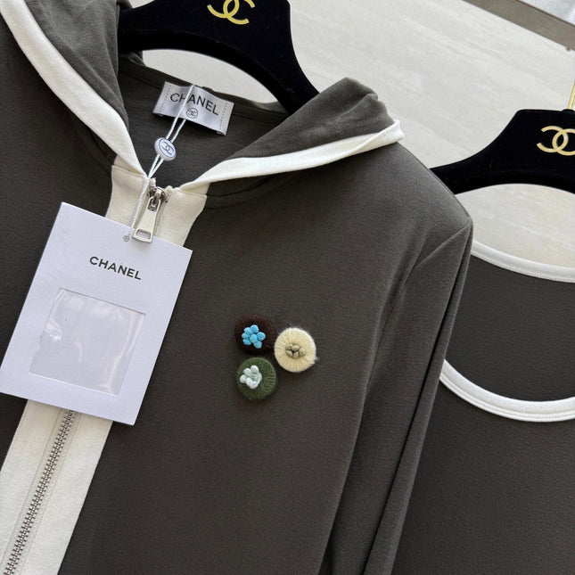 CHANEL 26S JACKET AND SLEEVELESS DRESS SET 960