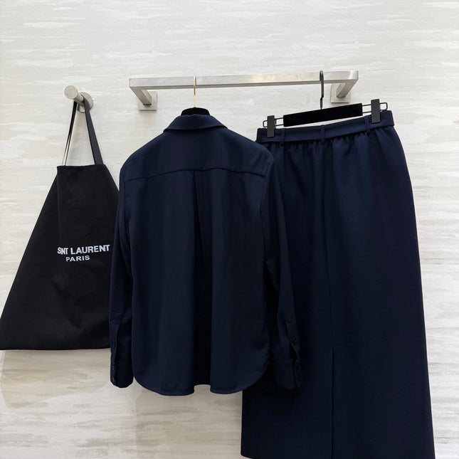 YSL 26S SHIRT AND SKIRT SET 353