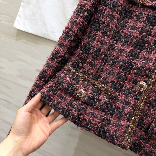 CHANEL 26S WOOL JACKET AND SKIRT SET 925