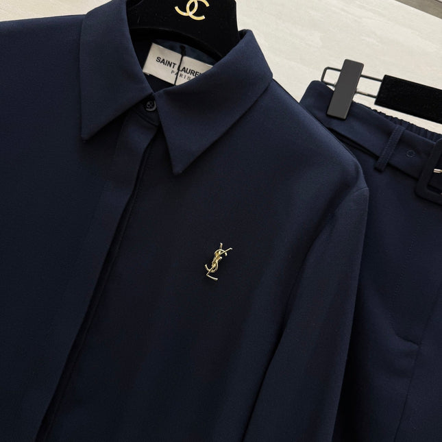 YSL 26S SHIRT AND SKIRT SET 306