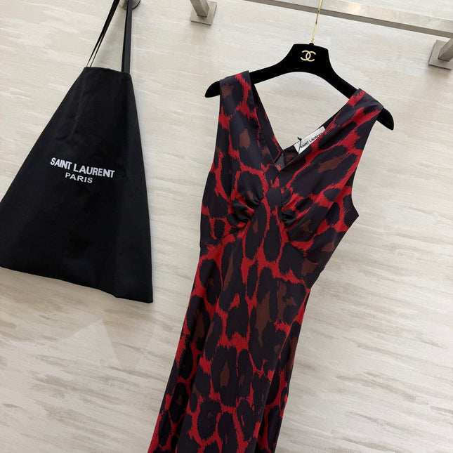 YSL 26S V-NECK MAXI DRESS 276